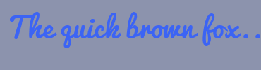 Image with Font Color 3C64F4 and Background Color 8C93AD